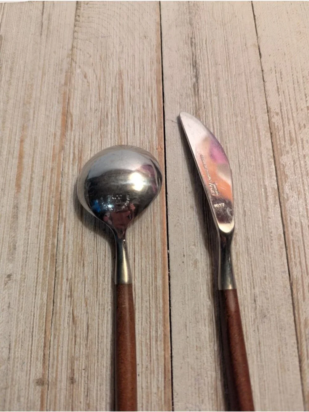 Vintage Ekco Eterna Jelly Spoon and Butter Knife Stainless Steel